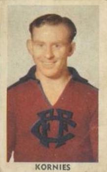 1949 Kornies Victorian Footballers #96 Geoff Nicholls Front